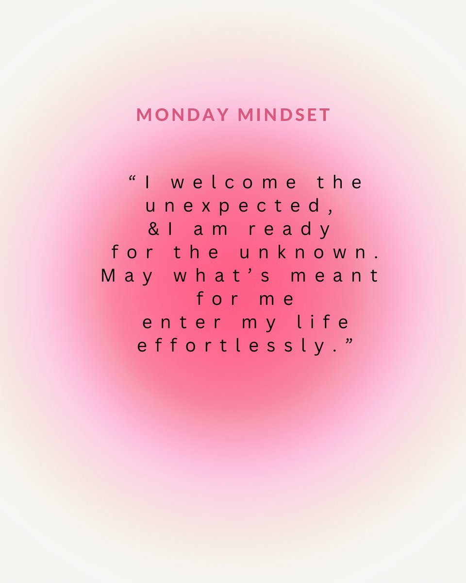 lisapatel01's tweet photo. On this #MotivationMonday, Trusting the journey and staying open to new possibilities allows life to align for our highest good. ๐
#EmbraceTheUnknown #LetLifeFlow #TrustTheProcess #ManifestYourDestiny #StayMotivated https://t.co/9mAq5zuq8s