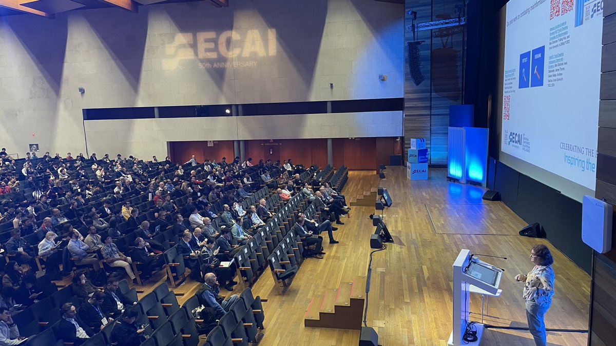 ecai2025's tweet photo. Insightful session by @IrynaGurevych on tackling misinformation with NLP and multimodal AI! 📚🔍 From debunking fake science to analyzing manipulated visuals. #Misinformation #AI #NLP https://t.co/LEXO9RMBeU