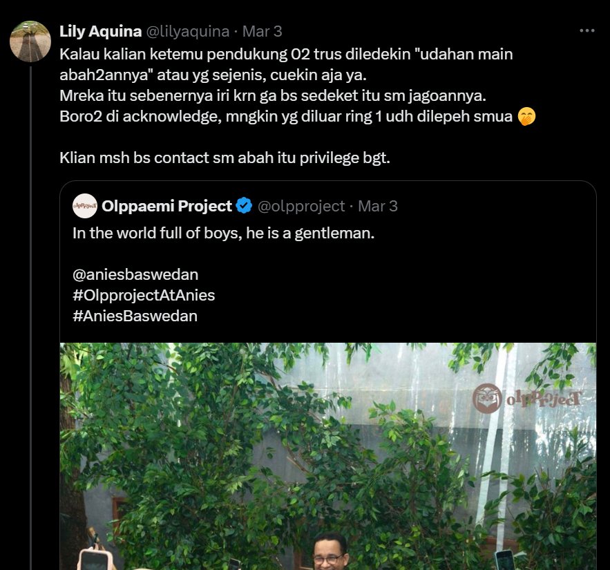BeBuzzerNKRI's tweet photo. @lilyaquina @piotrj @tempodotco Saya pakai logika Anda ya...
Pantesan Anda kan anak Abah, mknya pasti mendukung apa yg disampaikan olh Sukidi dan Tempe.
#SatuServer https://t.co/evRl6wXmcb