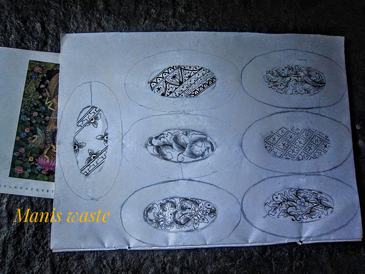 maniswaste's tweet photo. Embroidery hair clips pattern.Inspired from traditional balinese painting.
 #embriderypattern #Traditionalmotif #traditionalpattern #embriderytraditional  #handembroidery #Balinesepaintinpired #Embroiderypattern #oldpattern #recyclefabric #handembroidery #traditionalpattern #bali https://t.co/vg9cToyapz