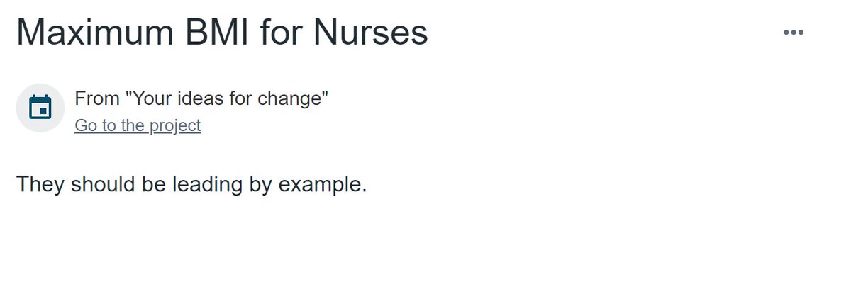 sejhudson's tweet image. Some incredible posting on the NHS "ideas for change" website