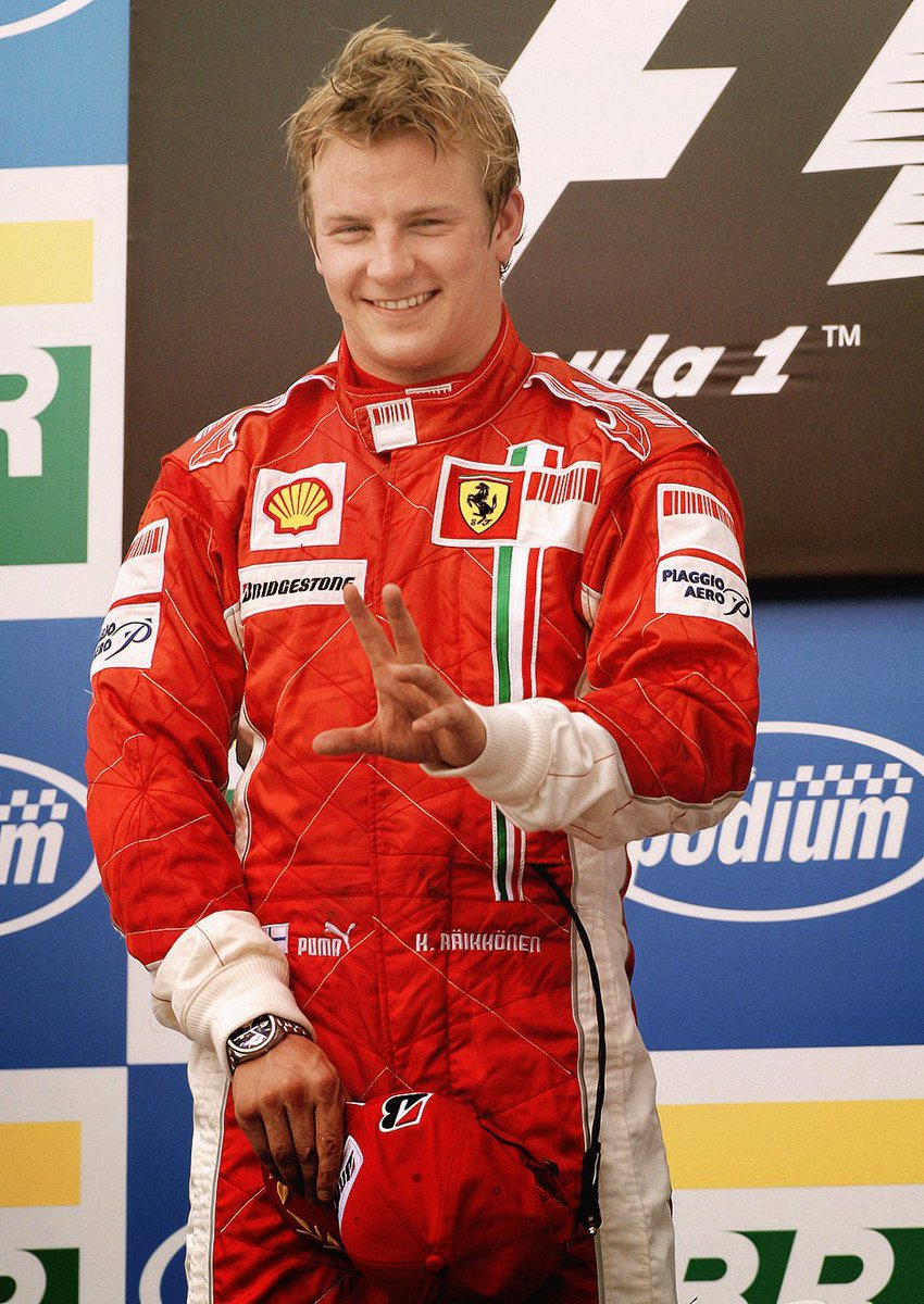 On this day in 2007, Kimi Raikkonen won the world championship by one point from Hamilton and Alonso 🏆
