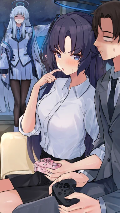 今日も一緒に寝ますか・・・? #ブルアカ