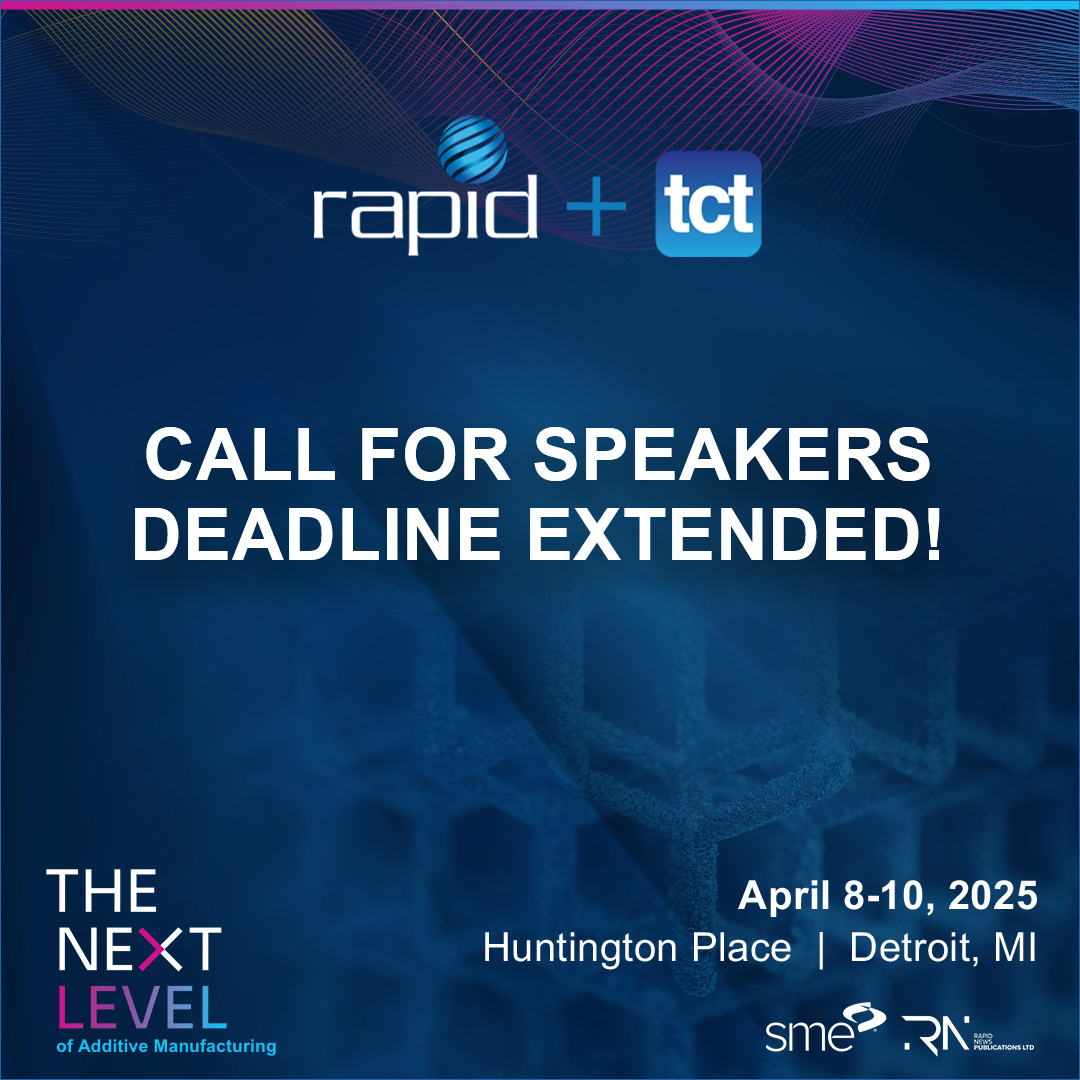 We've extended the deadline through November 8! Don't miss your chance to influence the next generation of additive at RAPID + TCT 2025! 
abstractscorecard.com/cfp/submit/log…