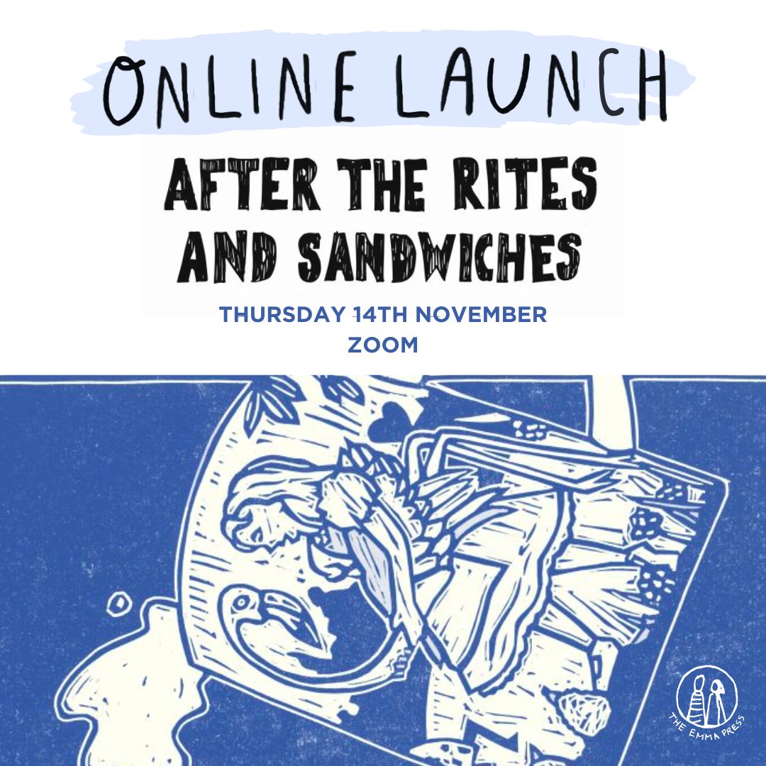 Next month! 💙 Join us for the online launch of Kathy Pimlott's new pamphlet 'After the Rites and Sandwiches'

Thursday 14th November, 7pm (Zoom)

Reserve your space: buff.ly/3BHmUIa 

PRE-ORDER After the Rites and Sandwiches: buff.ly/4gmGusY