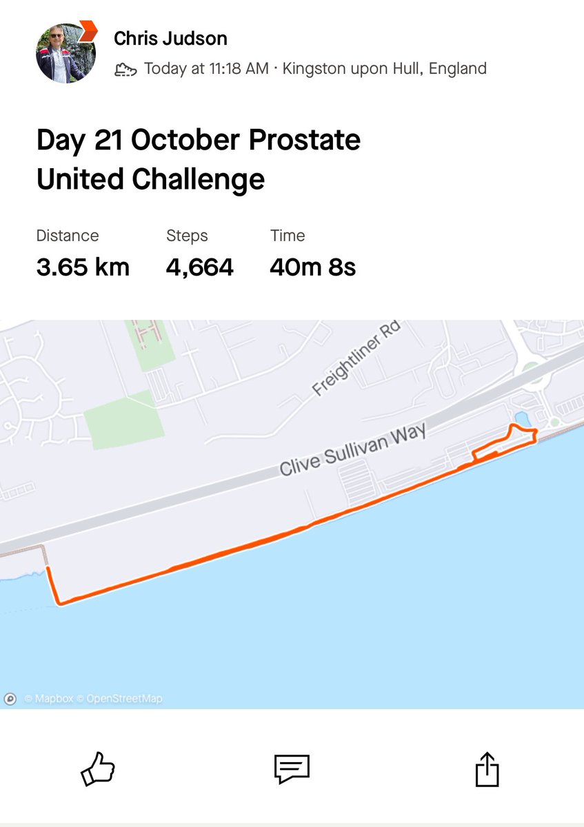 CHERRYREDIMP's tweet photo. Day 21 done of the Prostate United October Daily Challenge. Breezy &amp; Bracing by the Humber Estuary. Striding out to a Soundtrack The Jam!
@prostateunited @Prostate Cancer UK @Lincoln City Football Club 
Raising awareness and funding to keep people alive.
https://t.co/AHSFwMp2U6 https://t.co/5ojNSQD6GV