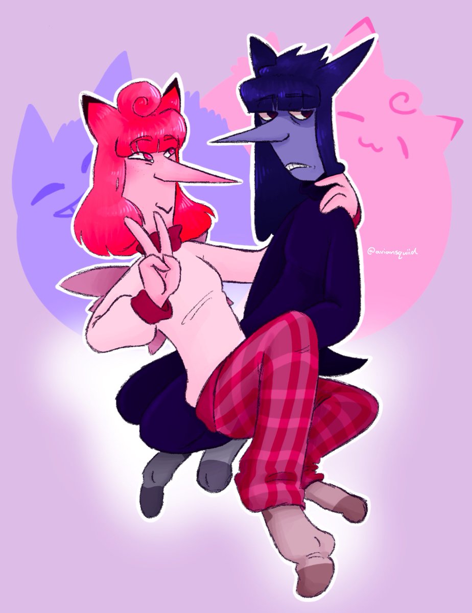 aviansquiidnt's tweet photo. Gengar and Clefable- I mean uh Ennui and Pinnui,,,
#InsideOut2 #InsideOut2fanart #insideout2ennui #InsideOut2ennui #pinnui #ennuiinsideout https://t.co/NZyWxfSpJI