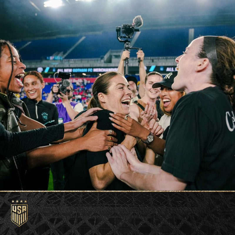 USWNT's tweet photo. The end of an 𝑶'𝑯𝒂𝒓��� 👏

#ThankYouKelley https://t.co/9NbRXYjdqW