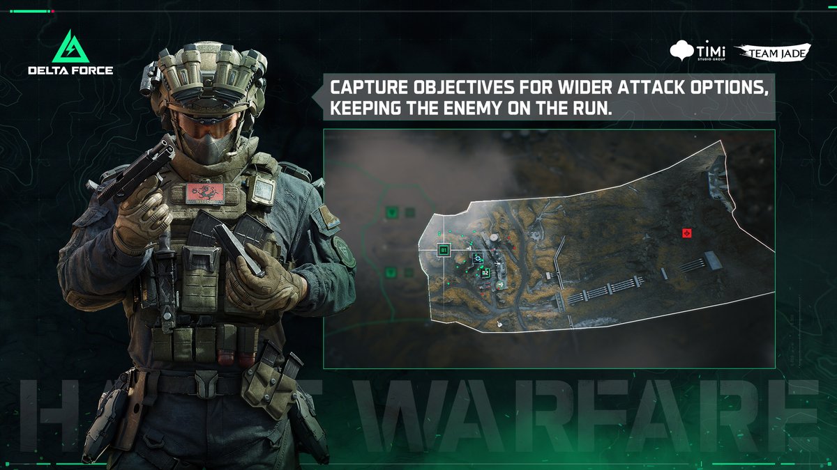 DeltaForce_Game's tweet image. Havoc Warfare can get pretty intense💥😵‍💫💥

Tip the battle in your favor by capturing objectives, Operator🫡

#1WeekWarriors #deltaforce #DeltaForceTips #SteamNextFest