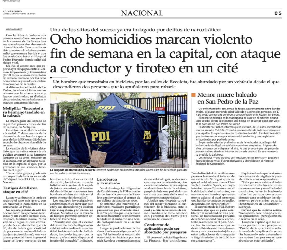 Más allá de lo pueda decir  <a href="/Carolina_Toha/">Carolina Tohá</a> esto #NoEsNormal 
Cuando renuncia ?