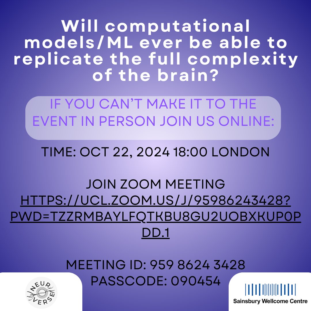 Neuroverse_Pod's tweet image. Register for Zoom link! Less than 24hrs ⏰ eventbrite.co.uk/e/online-event…