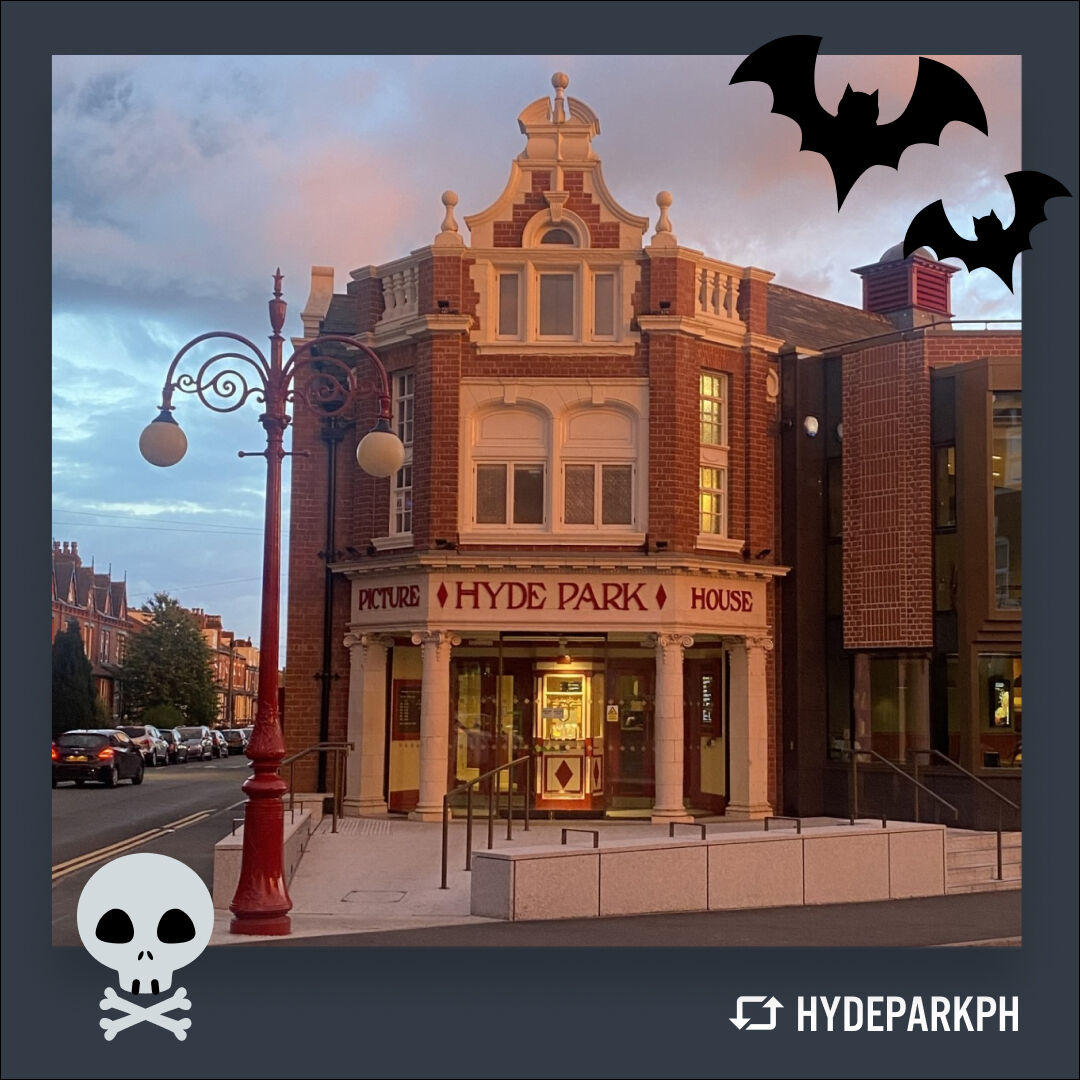 Halloween is fast approaching! 💀 How about a scary movie?

Head on over to Hyde Park Picture House this month to witness a selection of classics and new releases in this famous and historic cinema spot 🎞️

Plan your visit here: bit.ly/4e35Pq8

#hydeparkpicturehouse