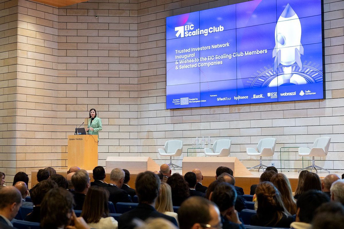 Proud to announce the launch of the <a href="/EUeic/">European Innovation Council</a> Trusted Investors Network! 🚀

🇪🇺 joins forces with investors to supercharge deep-tech startups and scale #innovation through co-investment with the #EUeic Fund.

Shaping the future of European #DeepTech ✨

➡️ europa.eu/!4dcpmx