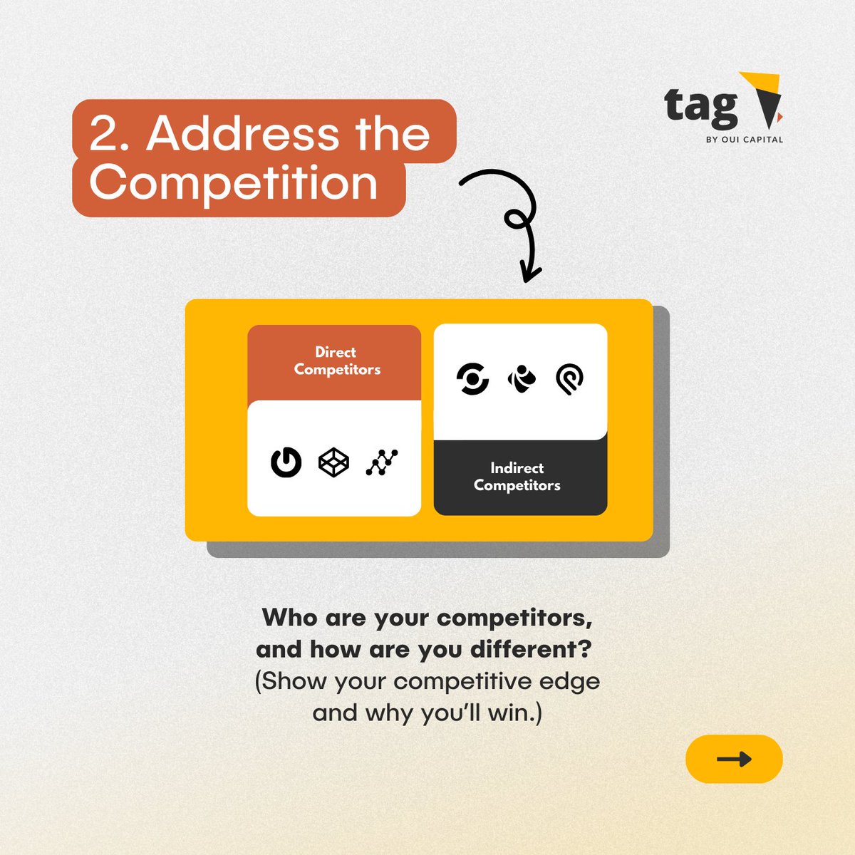 TAGbyOuiCapital's tweet photo. A well-written pitch deck is a strong tool for attracting investors, partners, and important stakeholders making it crucial for effectively articulating your company's vision, strategy, and value proposition. 

Need help crafting a pitch deck? Feel free to contact us!

#PitchDeck https://t.co/Z9fznirzPB
