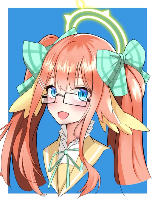 シミコリボンいっぱいでカワイイネ…#ブルアカ 