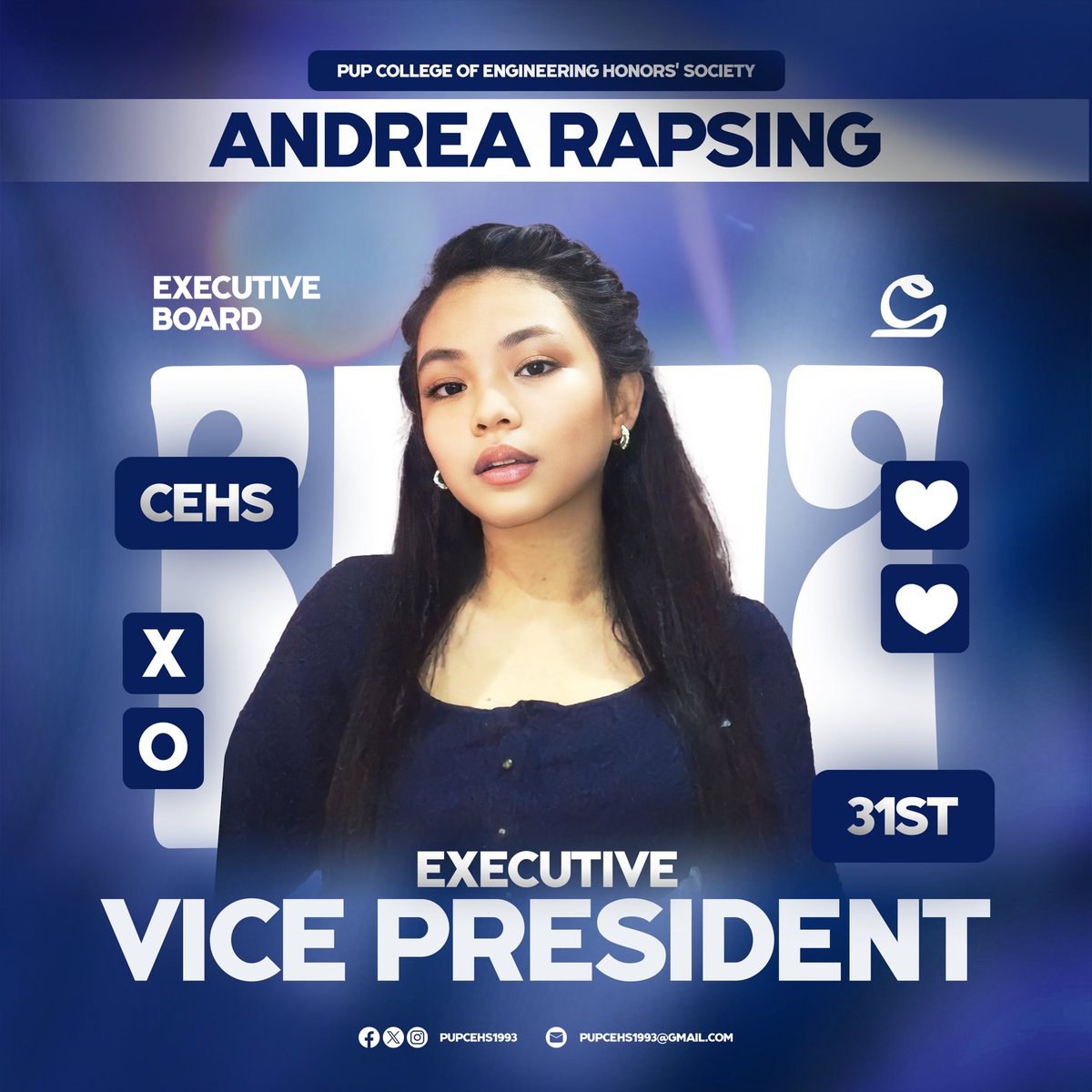 PUPCEHS1993's tweet photo. As the wheels steered in motion for the 31st time, a fresh start of diverse leadership is now in rhyme.

#NewGEARneration
#31yearsWithCEHS
#PUPCEHSyourHOME https://t.co/x43jY4dCK3