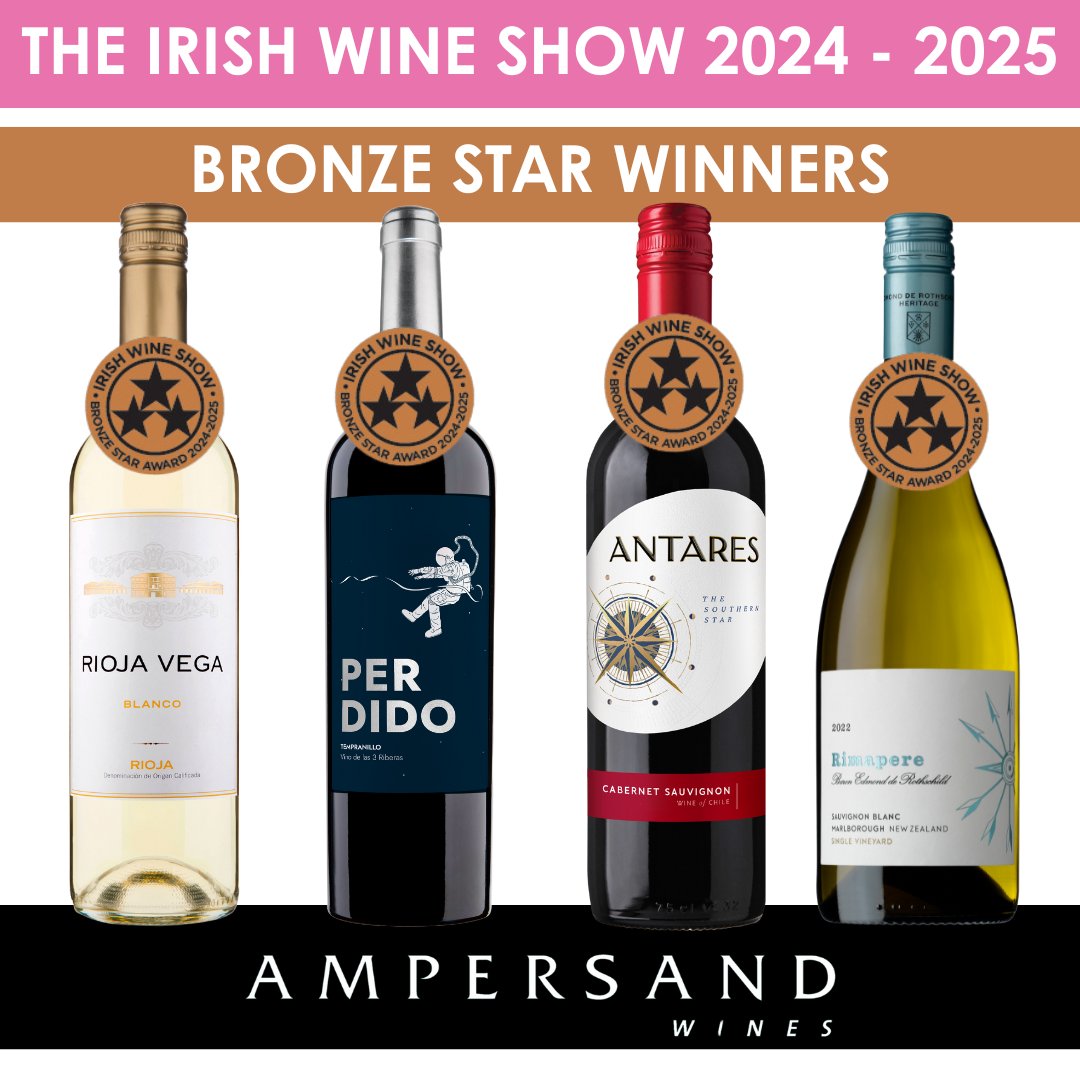 Ampersand also won 4 BRONZE AWARDS for Rioja Vega Blanco 2023, Perdido Tempranillo Vino de la Tierra 2022, Antares Cabernet Sauvignon 2023, and Edmond de Rothschild Rimapere Sauvignon Blanc 2023🤎
<a href="/NOffLA/">NOffLA</a>
