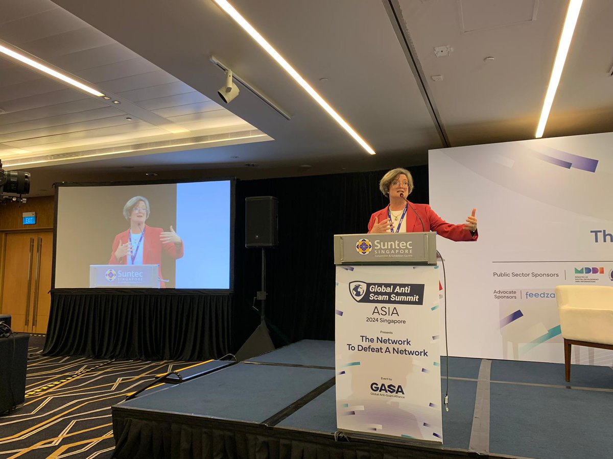DNS Research Federation (@dns_rf) on Twitter photo <a href="/etaylaw/">Emily Taylor</a> in action talking about the Global Signal Exchange (#GSE) at the <a href="/ScamAlliance/">Global Anti Scam Alliance (GASA)</a> (GASA) #GASS2024 Asia Summit in Singapore together with <a href="/jorijabraham/">Jorij Abraham</a>. Jayakumar S. from <a href="/Google/">Google</a> commented "We urge others to seek out Jorij and Emily and join the Global Signal Exchange". <a href="/etaylaw/">Emily Taylor</a> in action talking about the Global Signal Exchange (#GSE) at the <a href="/ScamAlliance/">Global Anti Scam Alliance (GASA)</a> (GASA) #GASS2024 Asia Summit in Singapore together with <a href="/jorijabraham/">Jorij Abraham</a>. Jayakumar S. from <a href="/Google/">Google</a> commented "We urge others to seek out Jorij and Emily and join the Global Signal Exchange".