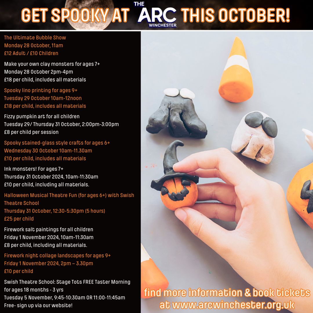 💀🎃👻 We have SO much spooky fun planned this October half term 💀🎃👻 
Don’t be haunted by regret—grab your tickets now before they vanish into thin air! 

🕸️Book via our website here: buff.ly/3qAoSlA 🕸️