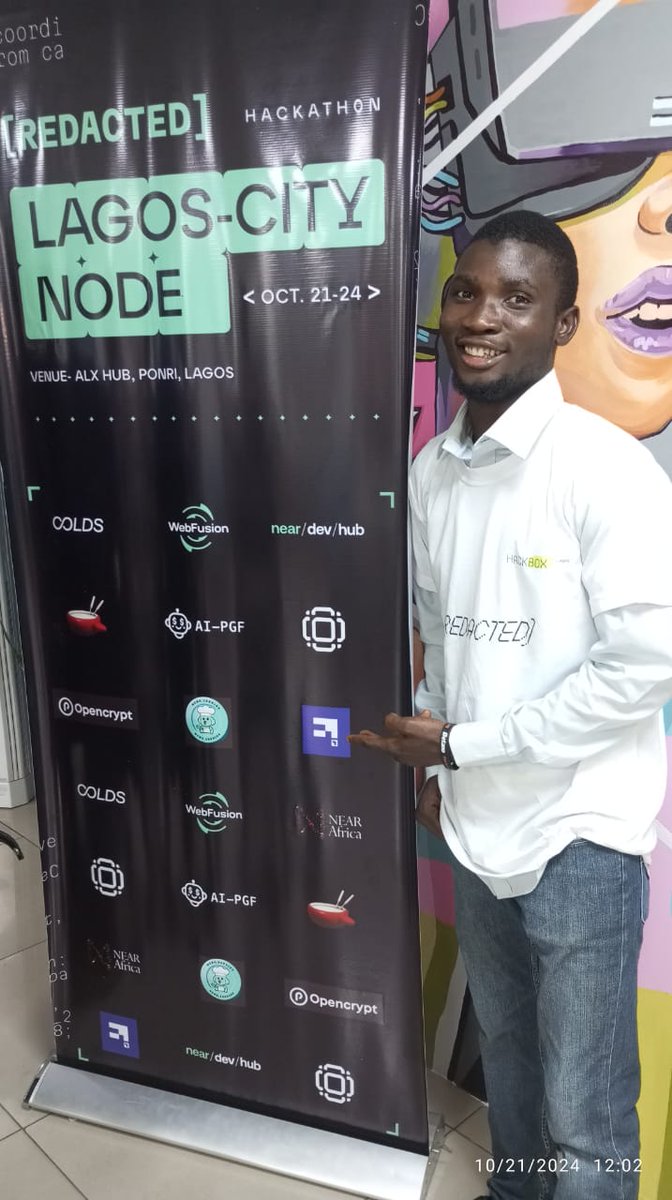 Razadan1's tweet photo. I am live at Lagos city Node
#redacted #poweredbyhackbox
#hackathon #lagoscitynode
#opencrypt #techenthusiast https://t.co/NaVghcvEzk