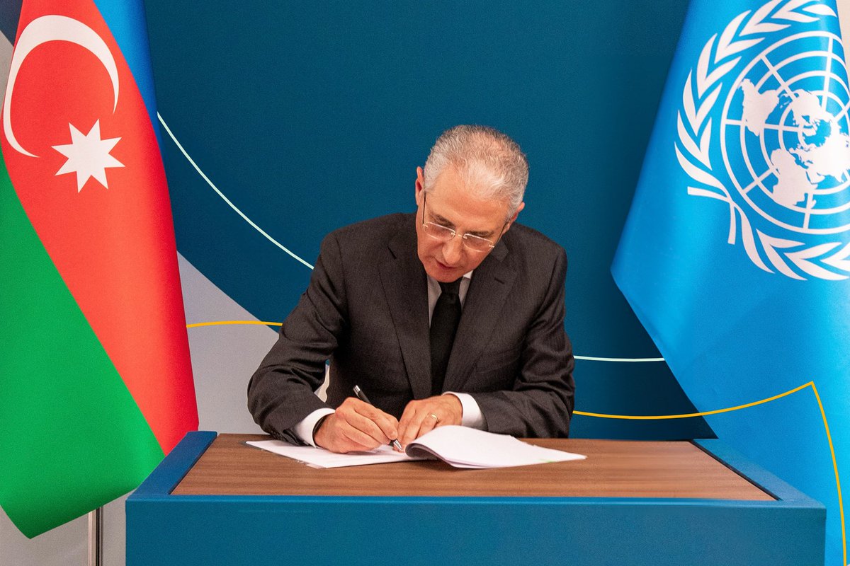 COP29_AZ's tweet photo. Today, the COP29 Presidency published the final texts of nine Declarations and Pledges as part of its Action Agenda for the upcoming UN climate summit in Baku this November. These documents provide pathways for all global actors to come together and commit to enhanced ambition across key climate priorities.

For more info: https://t.co/IArx8RO7ly

#COP29 #COP29Azerbaijan
