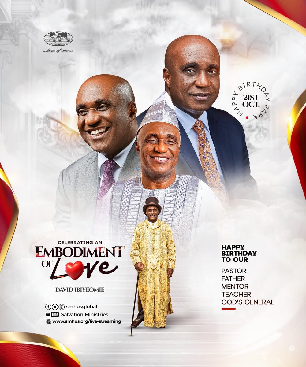 AdekayodeSalako's tweet photo. Blessed Birthday beloved Pastor @DavidIbiyeomie 

Today we pray with you that God grant you Fresh Oil of Accomplishing Greatness in Jesus Name, AMEN!

We can't love you less sir, you're treasured

#AdekayodeSalako
#RHIMGlobal
#RHIMCelebrates
#HappyBirthday
#DavidIbiyeomie https://t.co/s76uonhyzm