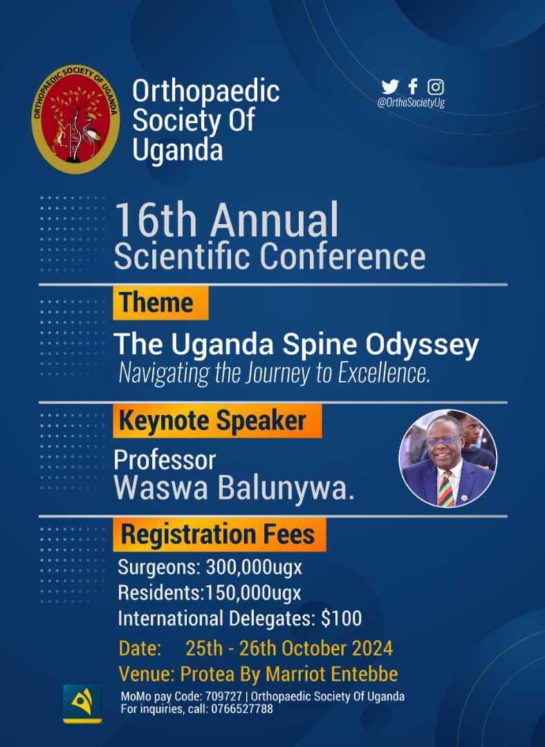 Orthopaedic Society of Uganda tweet media