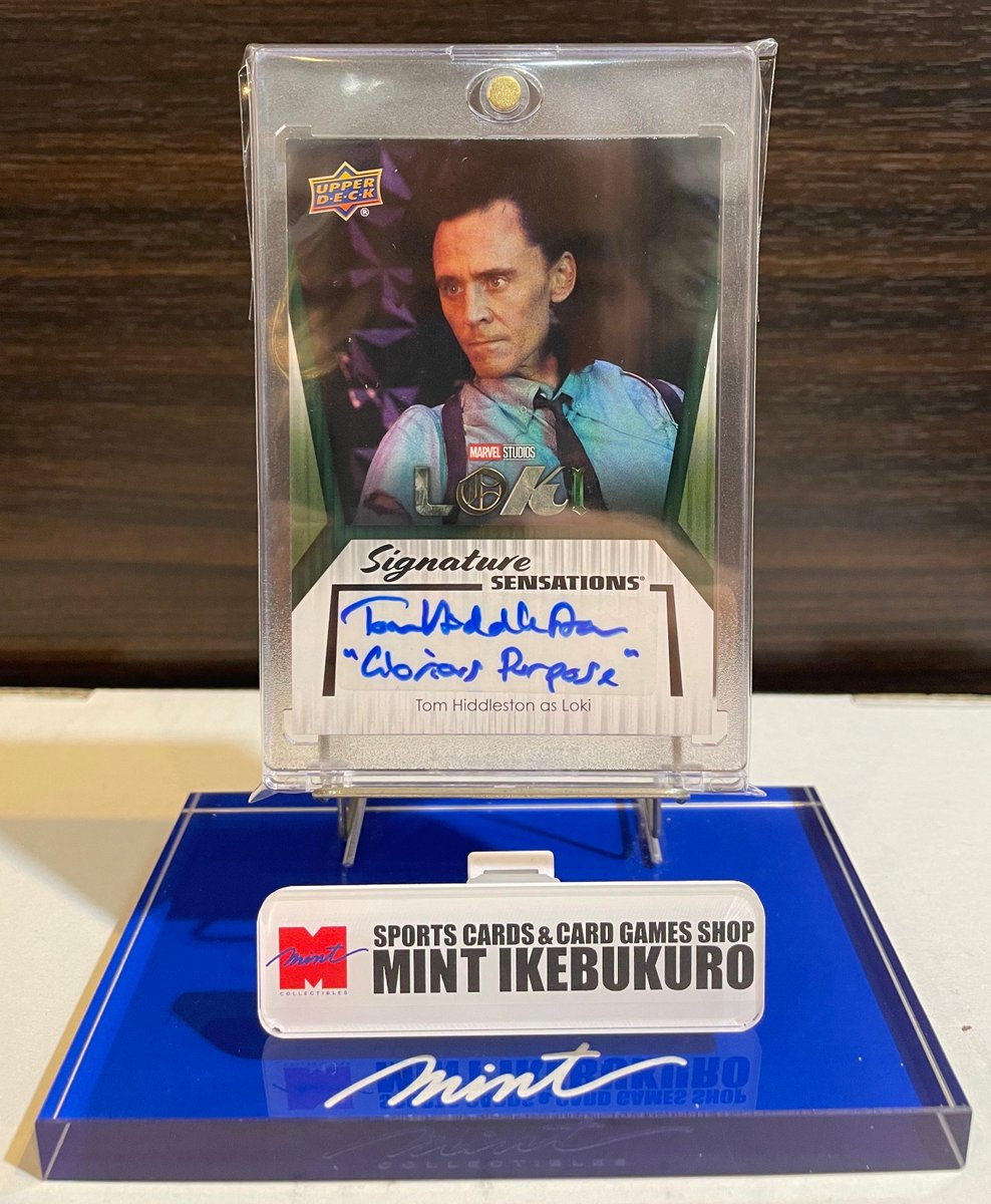 ロキ/トム・ヒドルストン 直筆サイン カード