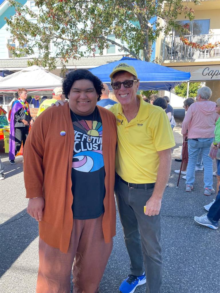 RamoneForDE's tweet photo. CAMP Rehoboth Block Party was a blast today! In the House, I fought to deliver marriage equality to the First State and as Governor, I will be a voice for LGBTQ+ communities. https://t.co/hwxQxZ8YGz