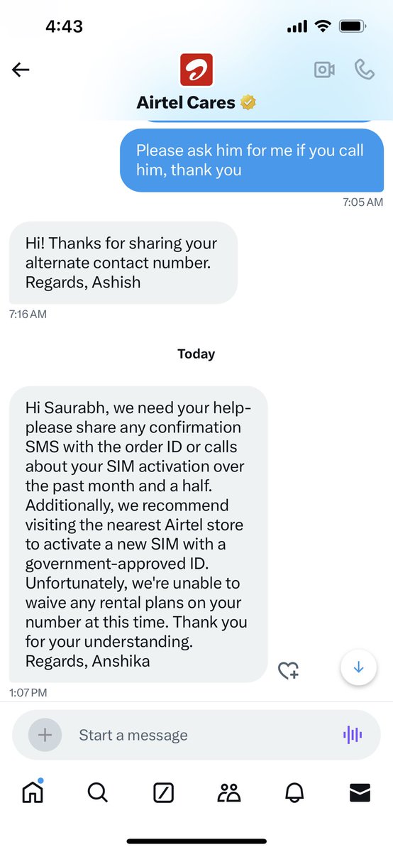 SilentlyBeating's tweet photo. @airtelindia This is your dedication? Taking extra monthly rental added to bill without even delivering the sim? Extra rental added in 1 second. Sim not delivered for 2 months lol. Solution? Go bang your head to a stupid chatbot on app.“Unfortunately we can’t provide a solution,we just loot” https://t.co/p492CLUL1h