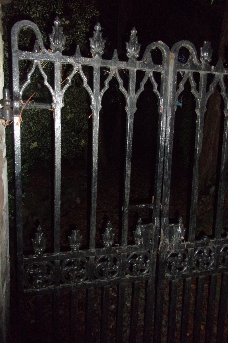 Eye-catching Victorian gates encountered at dusk in an old market town in the Welsh borders at the weekend.
matthewgrees.com