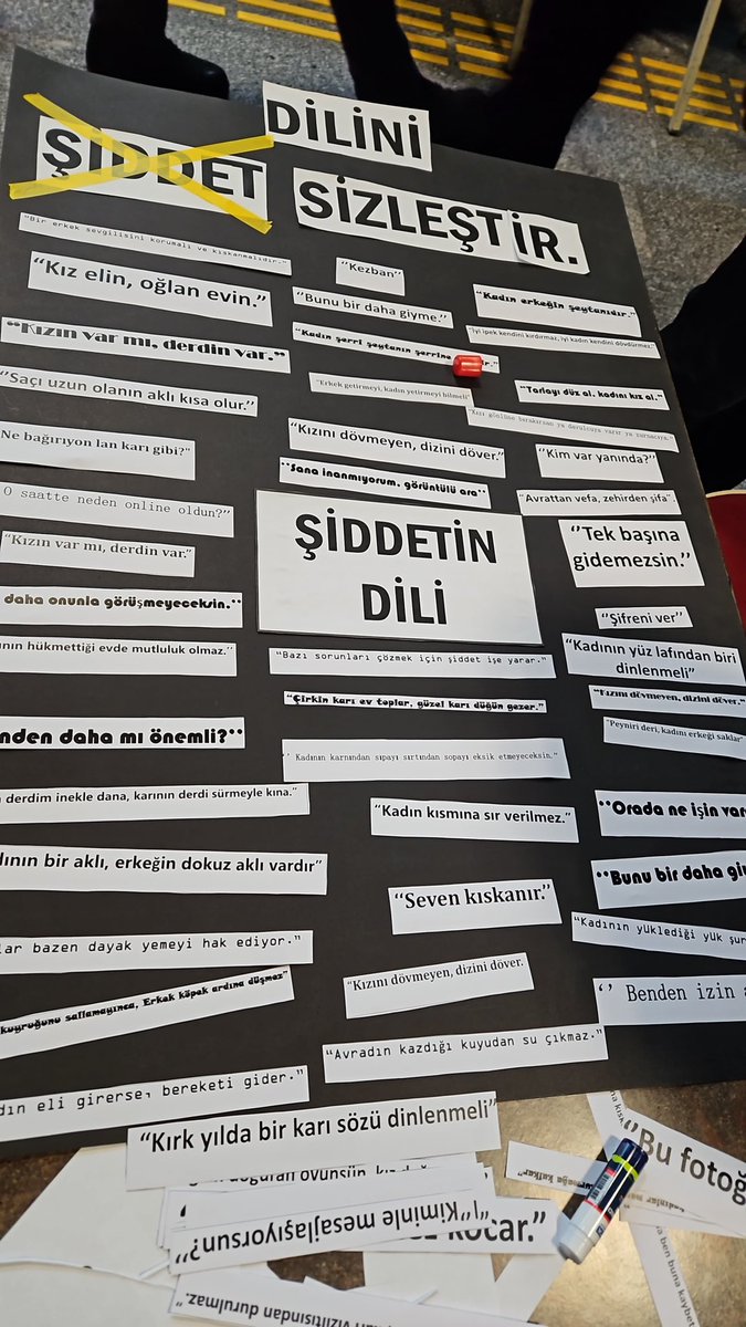 Ondokuz Mayıs Üniversitesi Hemşirelik Bölümü Öğrencisiyiz, Halk Sağlığı dersi kapsamında “Kadına Şiddet” konusu  standı açtık. Rektörlük tarafından iznimiz olduğu halde üslupsuzca parmak sallayarak, broşürlerimizi buruşturarak, #OMÜ #KadinaSiddeteHayir <a href="/fatmaaydinMD/">Prof. Dr. Fatma AYDIN</a>