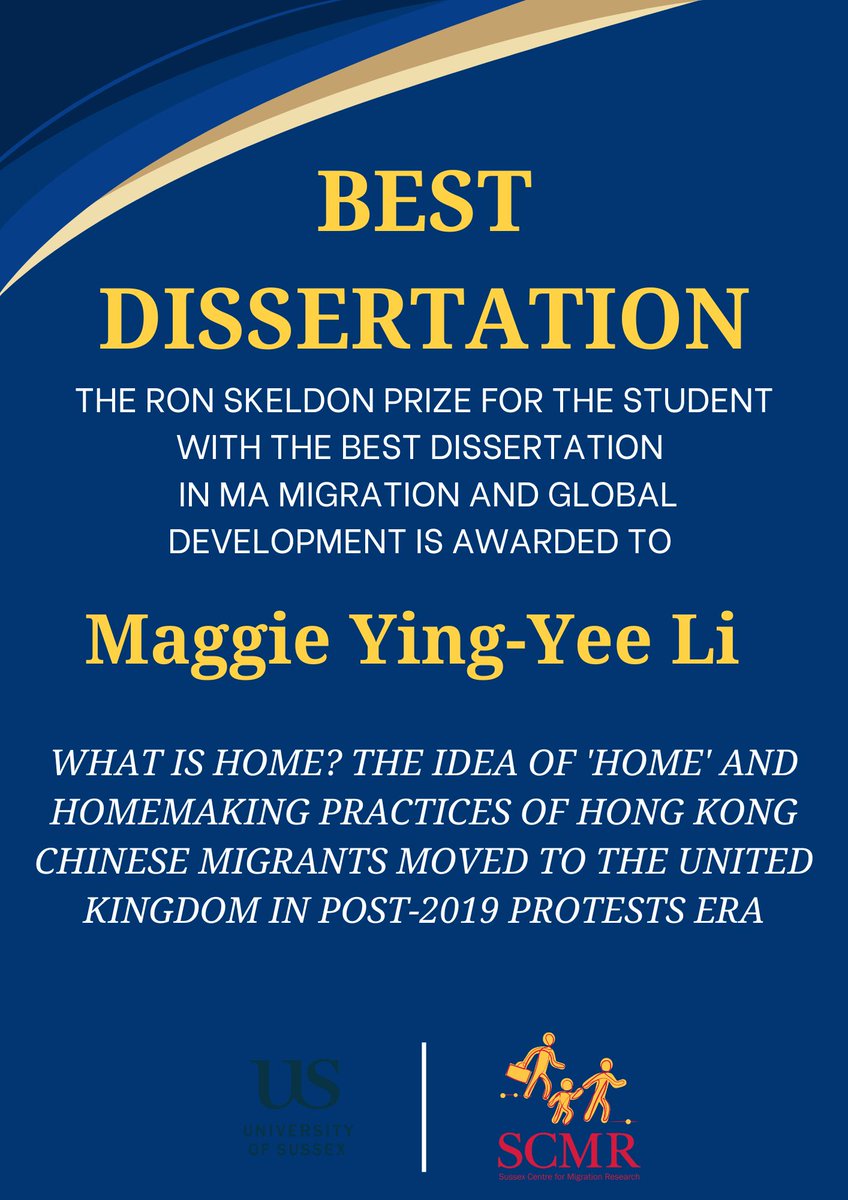 We are thrilled to announce the Best Dissertation Awards for the postgrad cohort of 2023/24 are going to Maggie Ying-Yee Li (Migration and Global Development MA) and Yoga Prasetyo (Migration Studies MA). 
Congratulations on your incredible achievements!