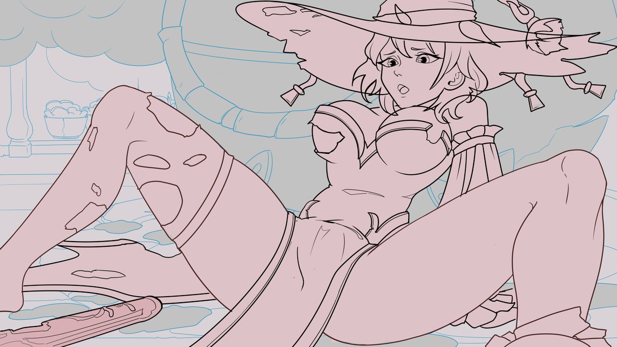 WitchPotion69's tweet photo. So, it’s Monday, the work is in full swing again.
We’re sharing with you a sketch of a new scene that wasn’t supposed to be in version 0.1, but now it will be! :)
#indiegame #IndieGameDev #indiedev #indiegames #indie #AdultGames #HentaiGames #NSFWGaming #WitchPotion https://t.co/tqn0Rk7Pqi