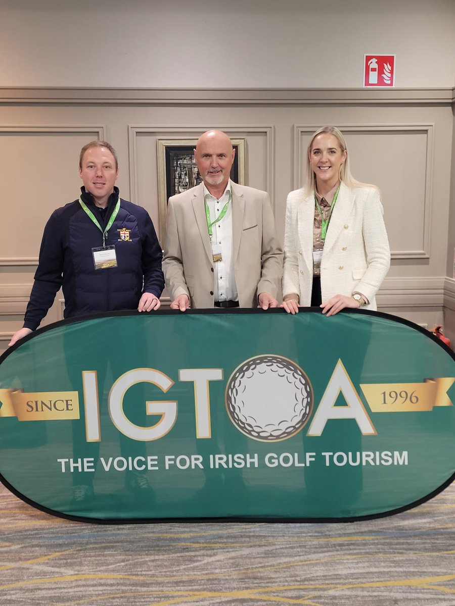 NorthWestGC's tweet image. North West Golf Club was represented at this year's Ireland Golf Tour Operators Association  (IGTOA) event by Seán Meenan. The event took place at the Radisson Blu Hotel &amp;amp; County Sligo Golf Club. #IAGTO #Failteireland #Govisitdonegal #Visitderry #Golfireland