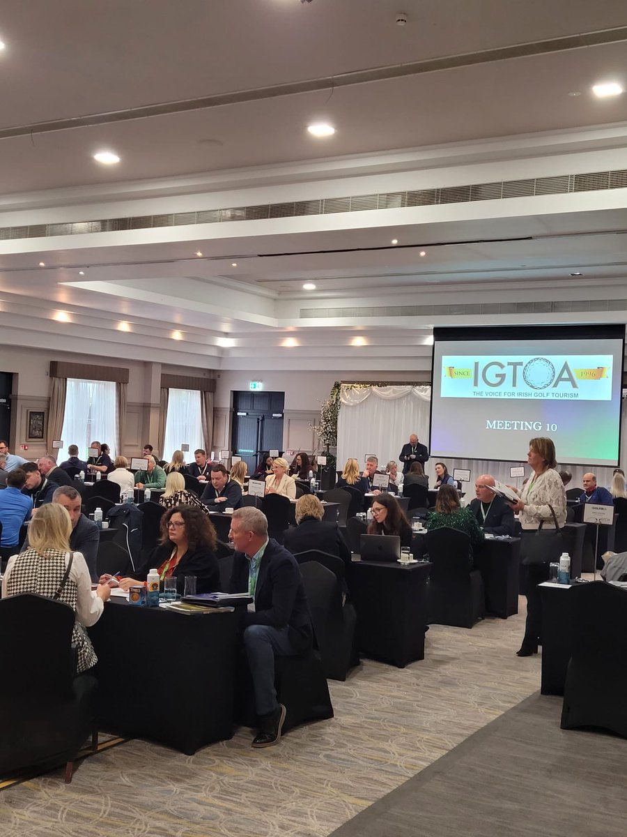NorthWestGC's tweet image. North West Golf Club was represented at this year's Ireland Golf Tour Operators Association  (IGTOA) event by Seán Meenan. The event took place at the Radisson Blu Hotel &amp;amp; County Sligo Golf Club. #IAGTO #Failteireland #Govisitdonegal #Visitderry #Golfireland