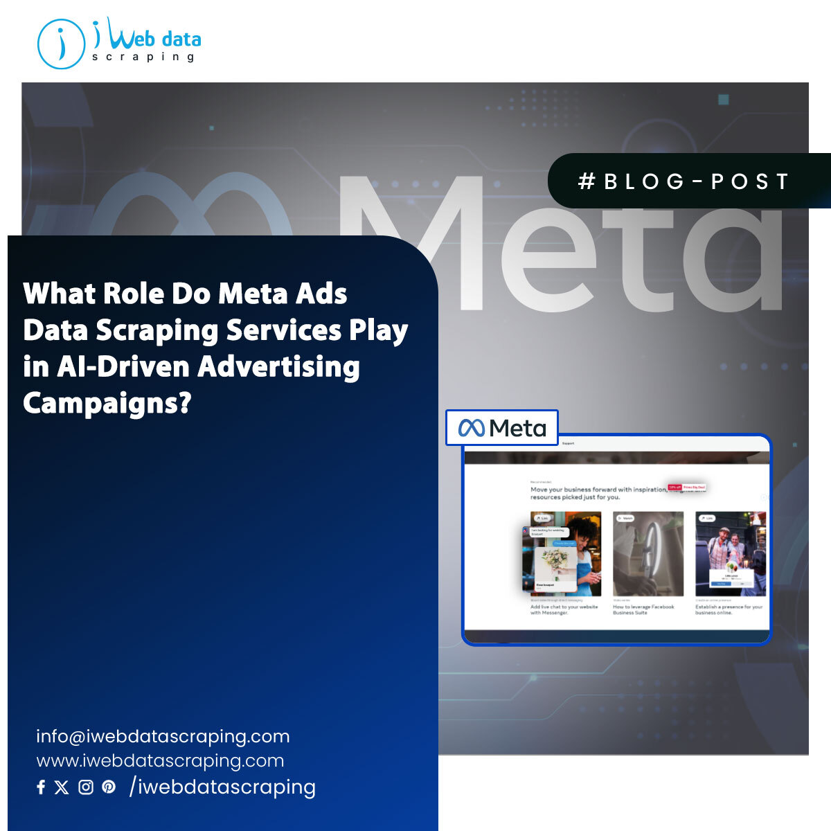 iwebdatascrape's tweet image. #MetaAdsScrapingServices empower AI-driven advertising campaigns by providing valuable insights into high-performing ads and audience engagement trends.

Read more: iwebdatascraping.com/role-of-meta-a…

#MetaAdsDataScraping #ScrapeSocialMediaData 
#IwebDataScraping #USA #UAE #UK #India