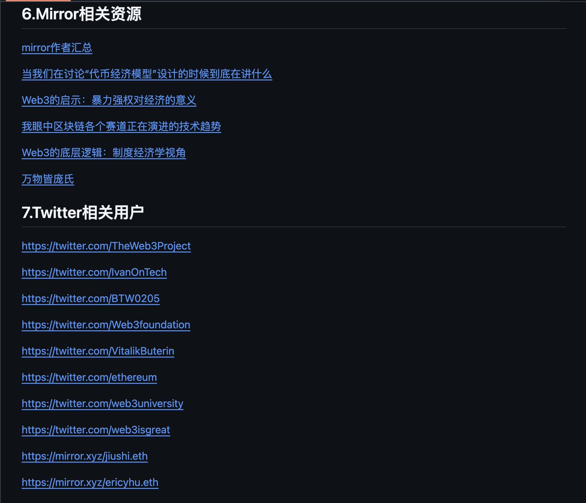 knowledgefxg's tweet image. 一个帮助你全面入门学习Web3知识的GitHub仓库，项目名就叫web3.0
项目作者整理了各种web3知识，学习资料， 还有web3相关方面工作以及web3书籍等等。非常全面。并且项目不断更新，感兴趣的同学可以看一下。
🔗：github.com/wangschang/web…