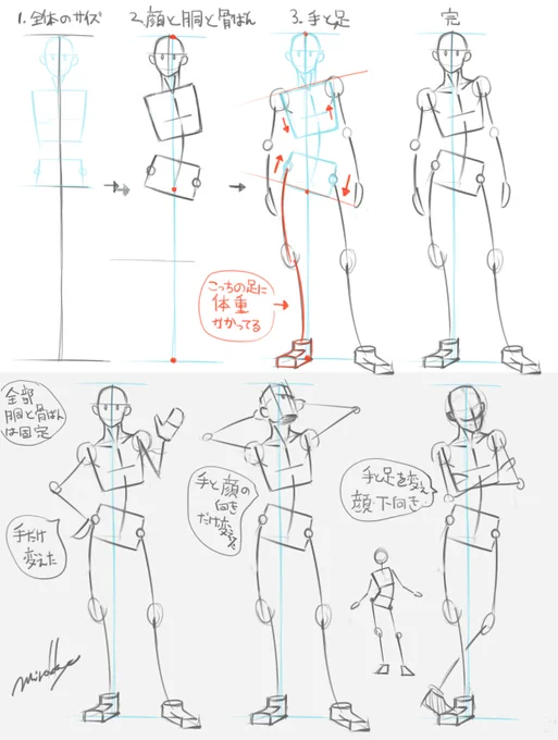 片方の足に体重が乗っているとき
胴と骨盤の動きや、ポーズの勉強✏️

人間らしさがより出てきて
好きな形です

#スケッチ #クロッキー 