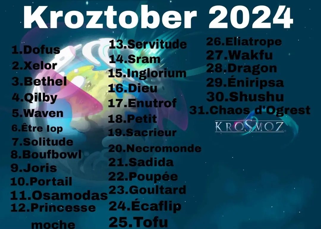 LudoUMinoris's tweet photo. Kroztober 2024 #21: Sadida

J'ai découvert seulement jeudi dernier grâce au Artbook de la S4 que Armant s'écrivait avec un "t" et non un "d"

#kroztober2024 #krozmos #krostober #wakfu #armant #sadida https://t.co/7ppRNkU6bA