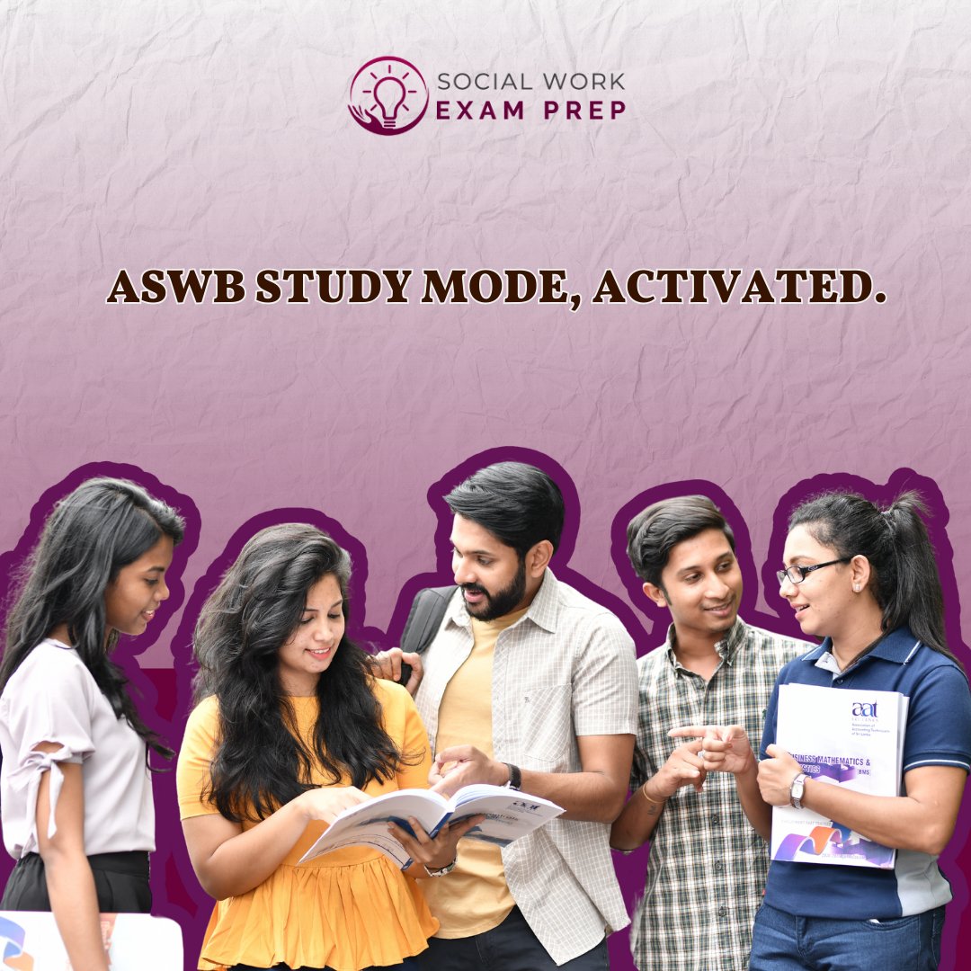 SWEPSuccess's tweet image. Social Work Exam Prep Motivation Feeling stuck? Let us help you get unstuck! 💪 Our Social Work Exam Prep course boosts your confidence and simplifies tough concepts. Enroll today: socialworkexamprep.net

#ASWBPrep #SocialWorkLife #MotivationMonday