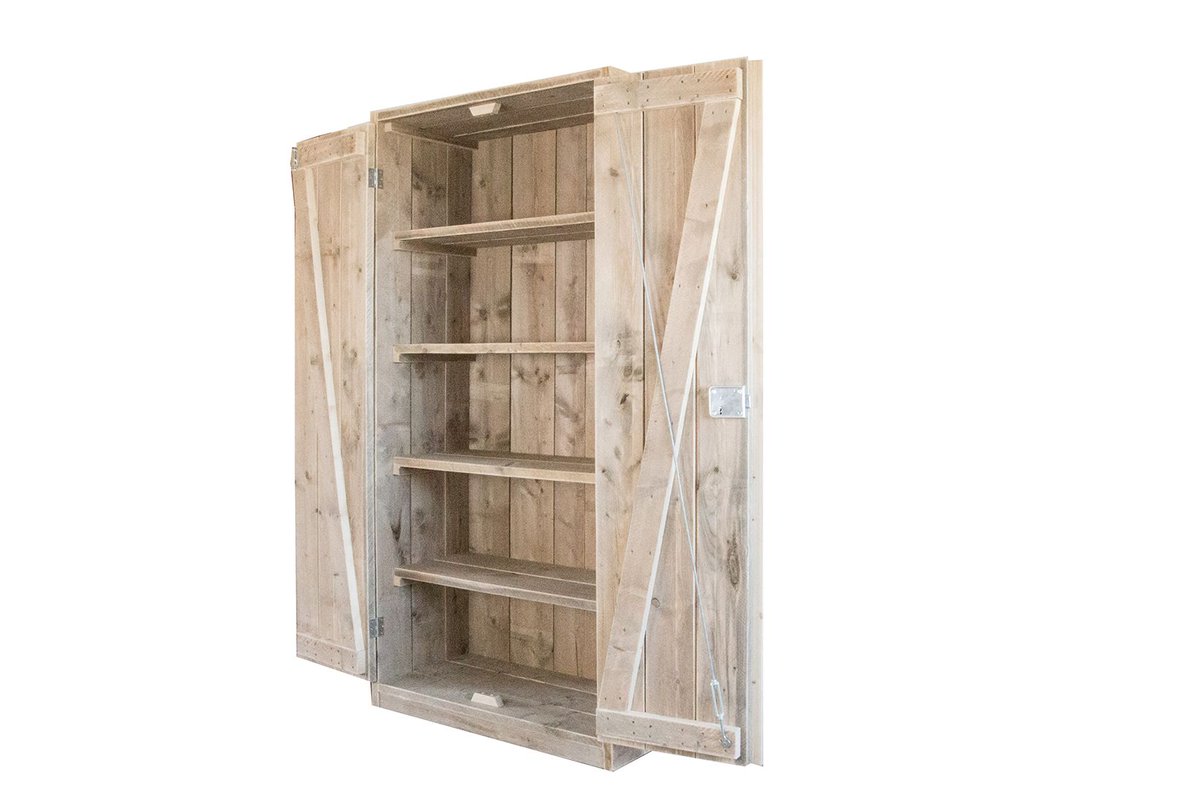 Opgeruimd staat netjes in deze kast! Hij heeft versterkte deuren, een slot en magnetische sluitingen. Verkrijgbaar in verschillende maten. 
dutchwood.nl/nl/kasten/kast…
#kastmetdeuren #kast #opbergkast #opbergen