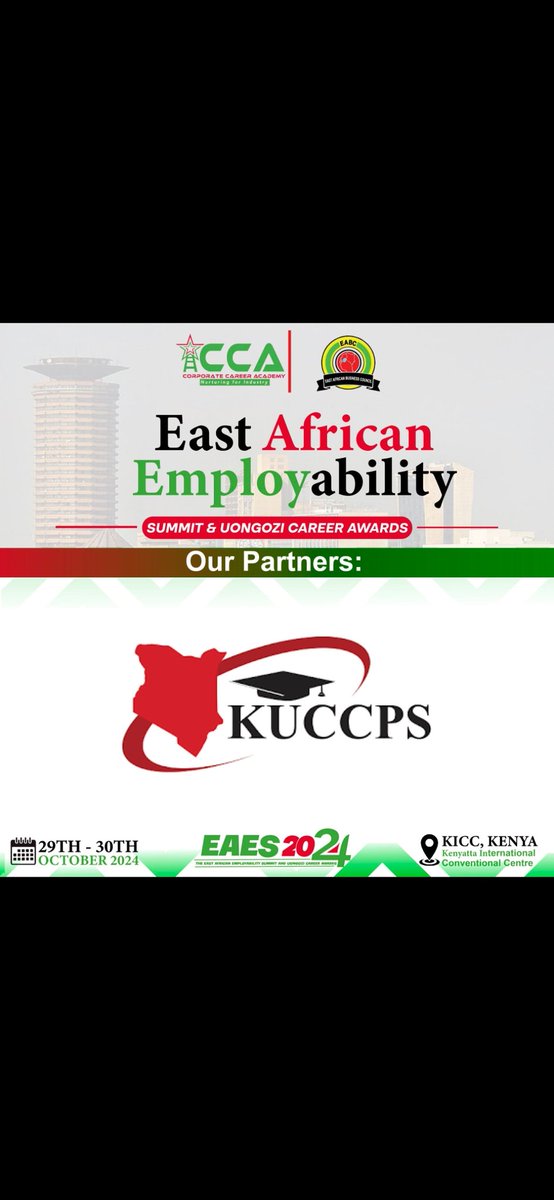 Sheillacheptei's tweet photo. Private sectors like East African Business Council, FKE, &amp; Kenya Association of Manufacturers, are powering #EAES24. Your organization can be part of this landmark event Join us! #EmployabilitySummit @PhilipPande @EABCjumuiya @CorporateCaree2 @iucea_info @AU_WGYD @EAC_yap https://t.co/9iSWsOaUjW