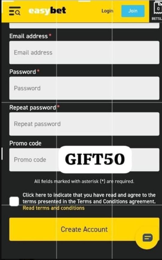 Register Easybet 💛 click here👇
 
ebpartners.click/o/dUrEqT

🔥Promo Code :GIFT50

🔥Get free R50 Voucher
💰25 free Spins 
<a href="/Easybet_SA/">Easybet South Africa</a>
 
✌BetCode💪380545
✈️Kick off 14:00
❤️MONDAY🙏RISKY🤔SLIP👇