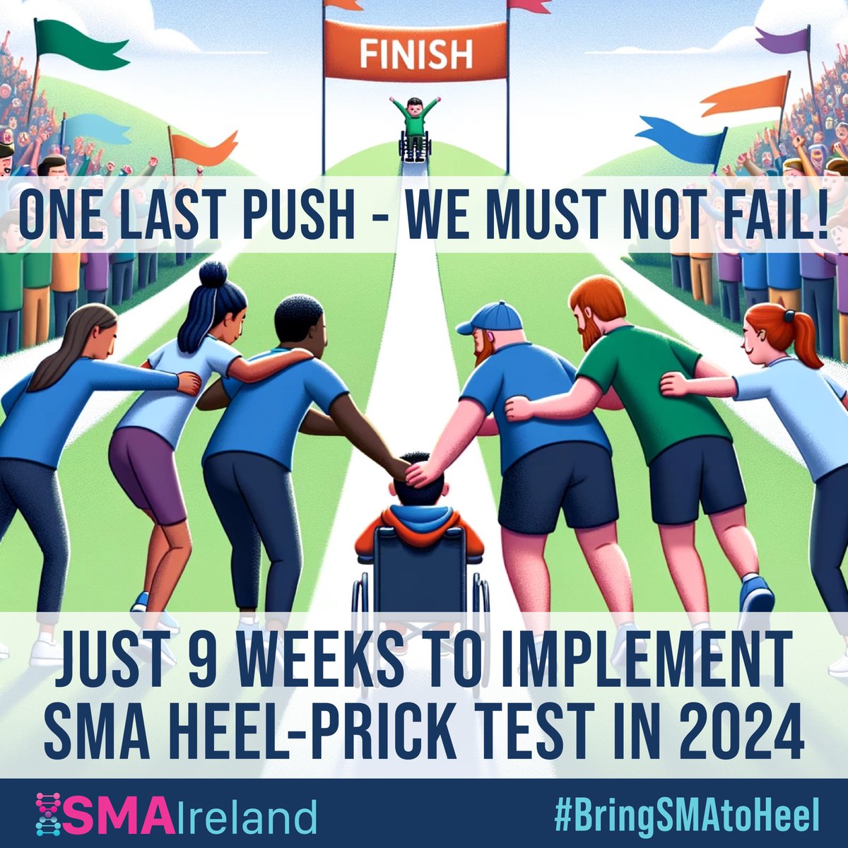 SMA Ireland (@smairelandcom) on Twitter photo SMA screening still hasn’t been added to Ireland's heel-prick test. @DonnellyStephen promised to introduce newborn screening for #SMA in 2024, but with just 9 weeks left in the year, time is running out. Urgent action is needed! #BringSMAtoHeel SMA screening still hasn’t been added to Ireland's heel-prick test. @DonnellyStephen promised to introduce newborn screening for #SMA in 2024, but with just 9 weeks left in the year, time is running out. Urgent action is needed! #BringSMAtoHeel