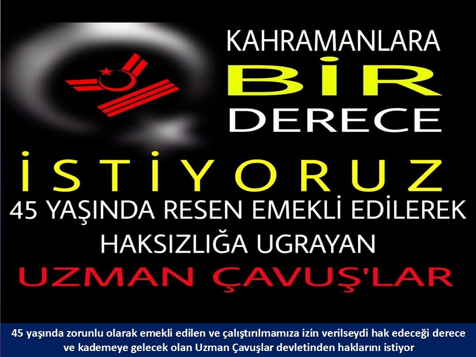 himmet_karagoz's tweet photo. @alitilkici38 Sayın cumhurbaşkanım @RTErdogan
@tcbestepe
@Akparti
Sayın milli savunma bakanım
#YaşarGüler
@tcsavunma Emekli subay,astsubay'lara verilecek olan ek tazminatın Emekli #UzmanÇavuş'larada  verilmesini istiyoruz
Bu vatan yiğitlerini hak dağıtırken unutmayın lütfen
@dbdevletbahceli https://t.co/E8zIMRNyno