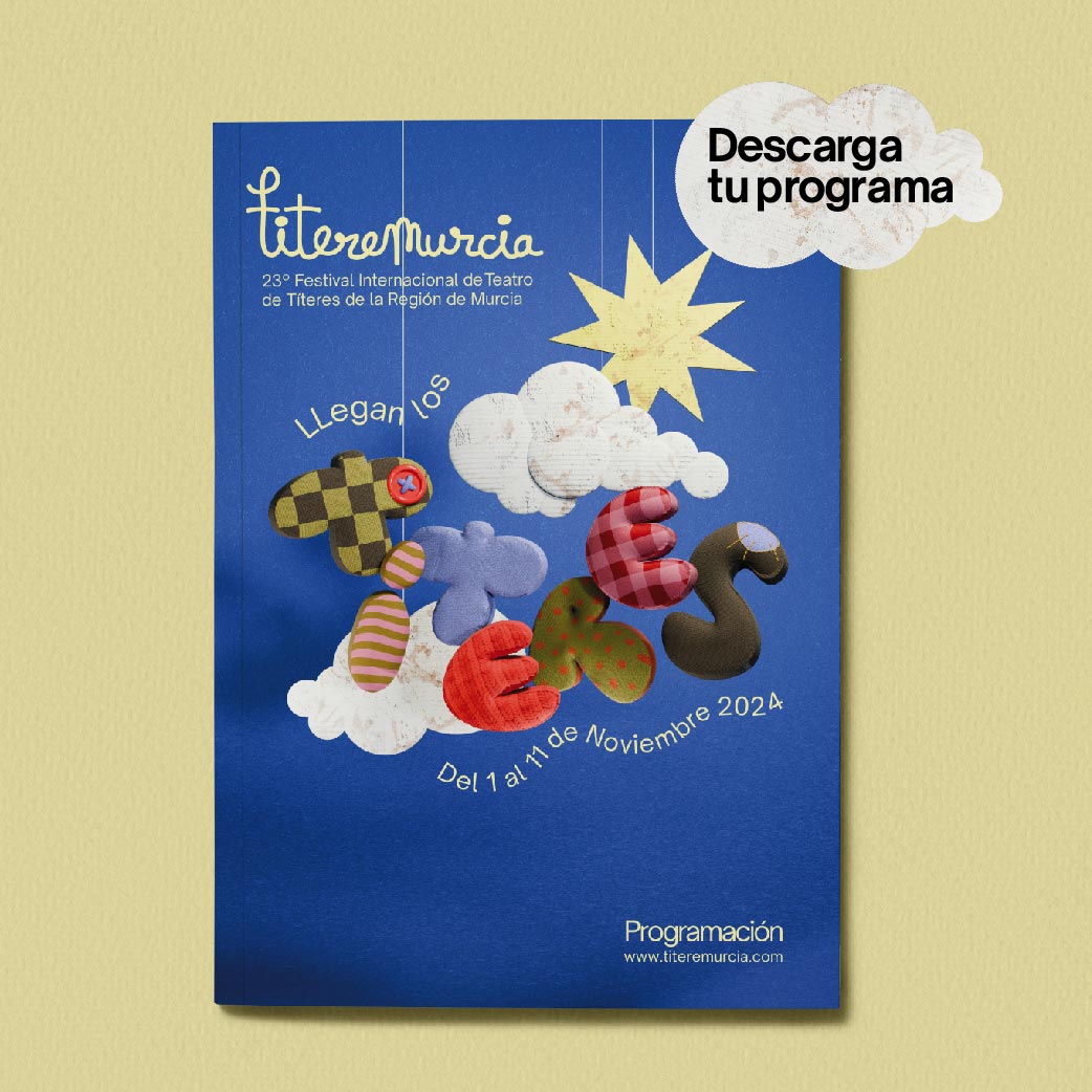 🌟¡Ya está disponible el programa completo de este año!🌟Puedes descargarlo aquí: 
titeremurcia.com/programa/
Encontrarás espectáculos en toda  la región, cine, talleres,  presentación de un libro y una exposición en el museo.
¡Descárgalo y compártelo con tus amig@s!