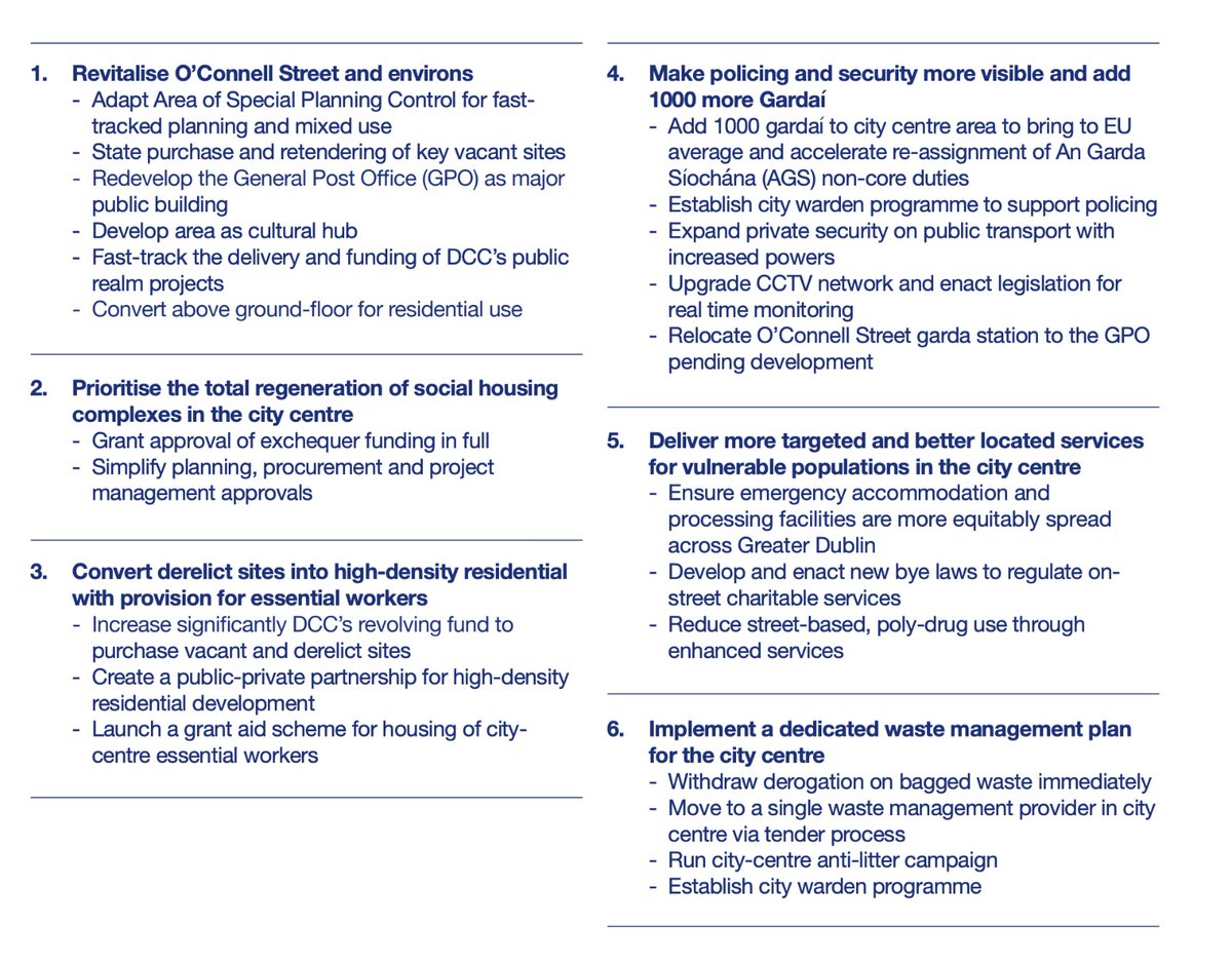 sgcra's tweet photo. Great to see many proposals we made to the Dublin City Taskforce make it into today's report. Particularly welcome to see that actions that there is long-standing consensus on need for among city residents and businesses are finally being officially acknowledged &amp; made mainstream https://t.co/qssoPw61R1