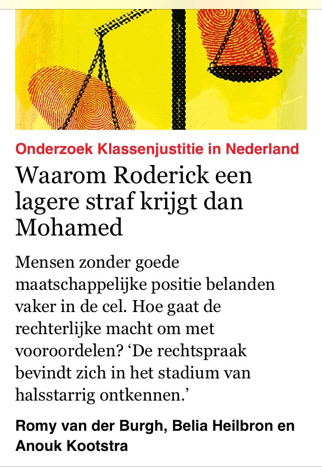 Niet persoonlijk bedoeld