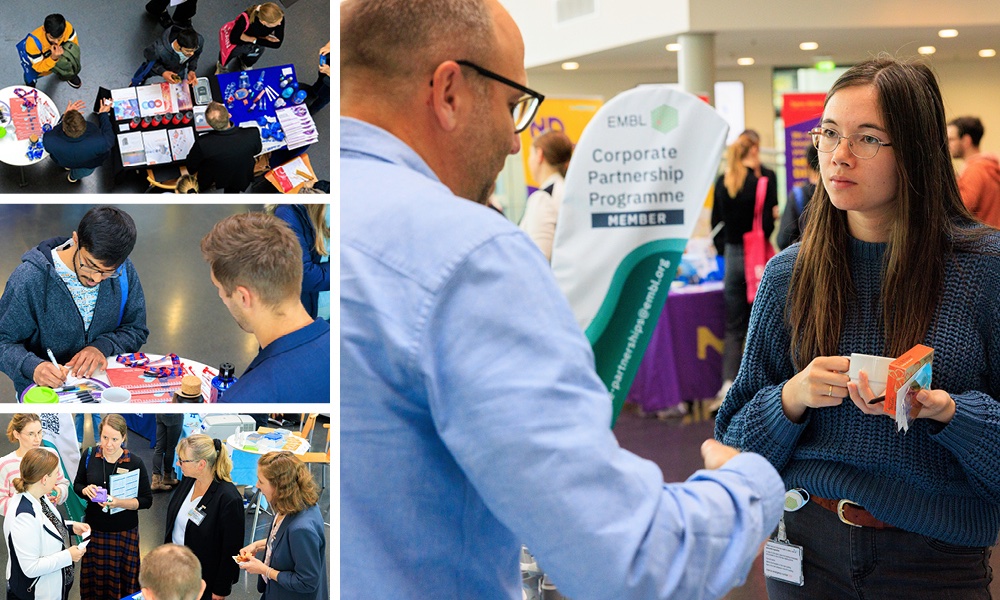 embl's tweet photo. EMBL’s first Industry Day was a success!

On 14 October, EMBL hosted 14 leading pharma and biotech companies for a day of networking and scientific exchange on innovative products, advanced technologies, sustainability plans, and career options.

More 👉 https://t.co/5mizPYiJwL https://t.co/k8Fjl4gwQ3